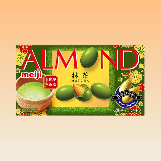 Meiji Almond Chocolate Matcha Flavor