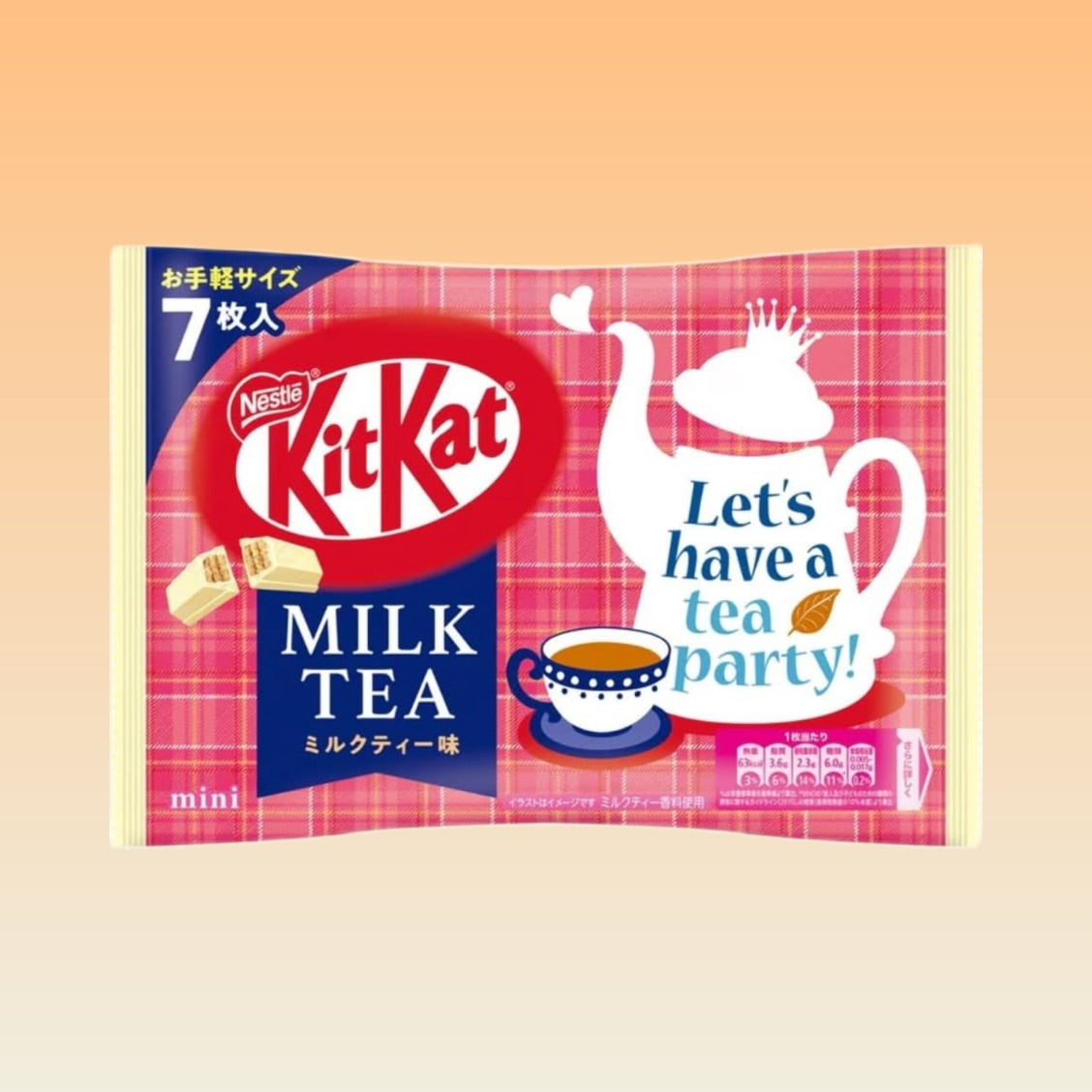 Nestle Kit Kat Mini Milk Tea Flavor, 7 Sheets