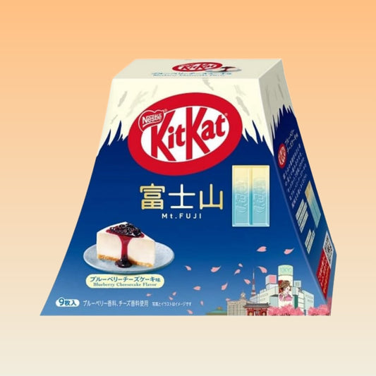 Nestle Japan Kitkat Mini Blueberry Cheesecake Flavor Mt.Fuji Pack 9 pieces