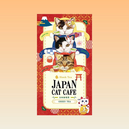 Hanging Cat Japan Cat Cafe Sencha Green Tea (3 Tea Bags)